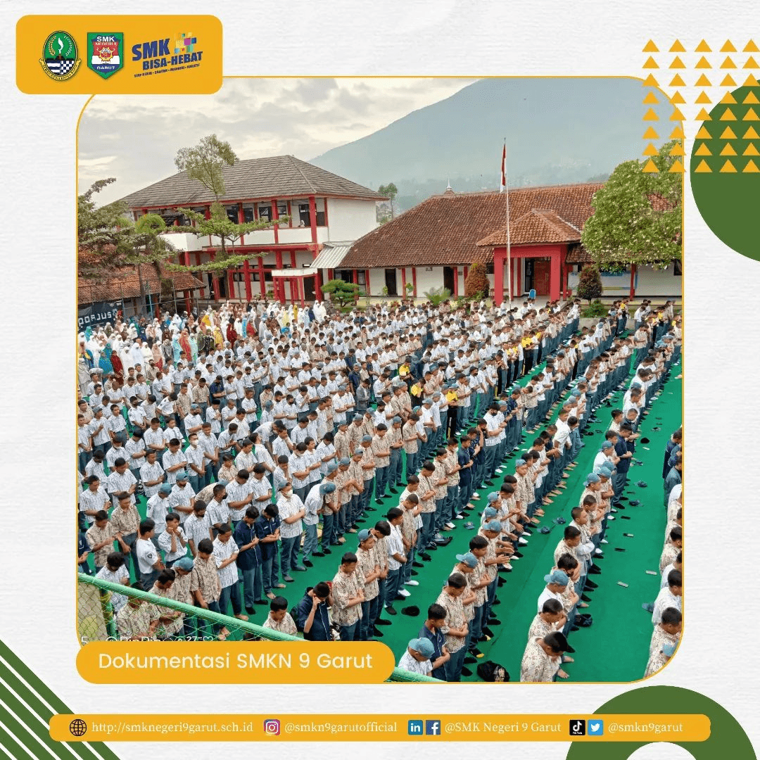 Shalat Duha Bersama Rutin, SMKN 9 Garut Tingkatkan Kualitas Spiritual