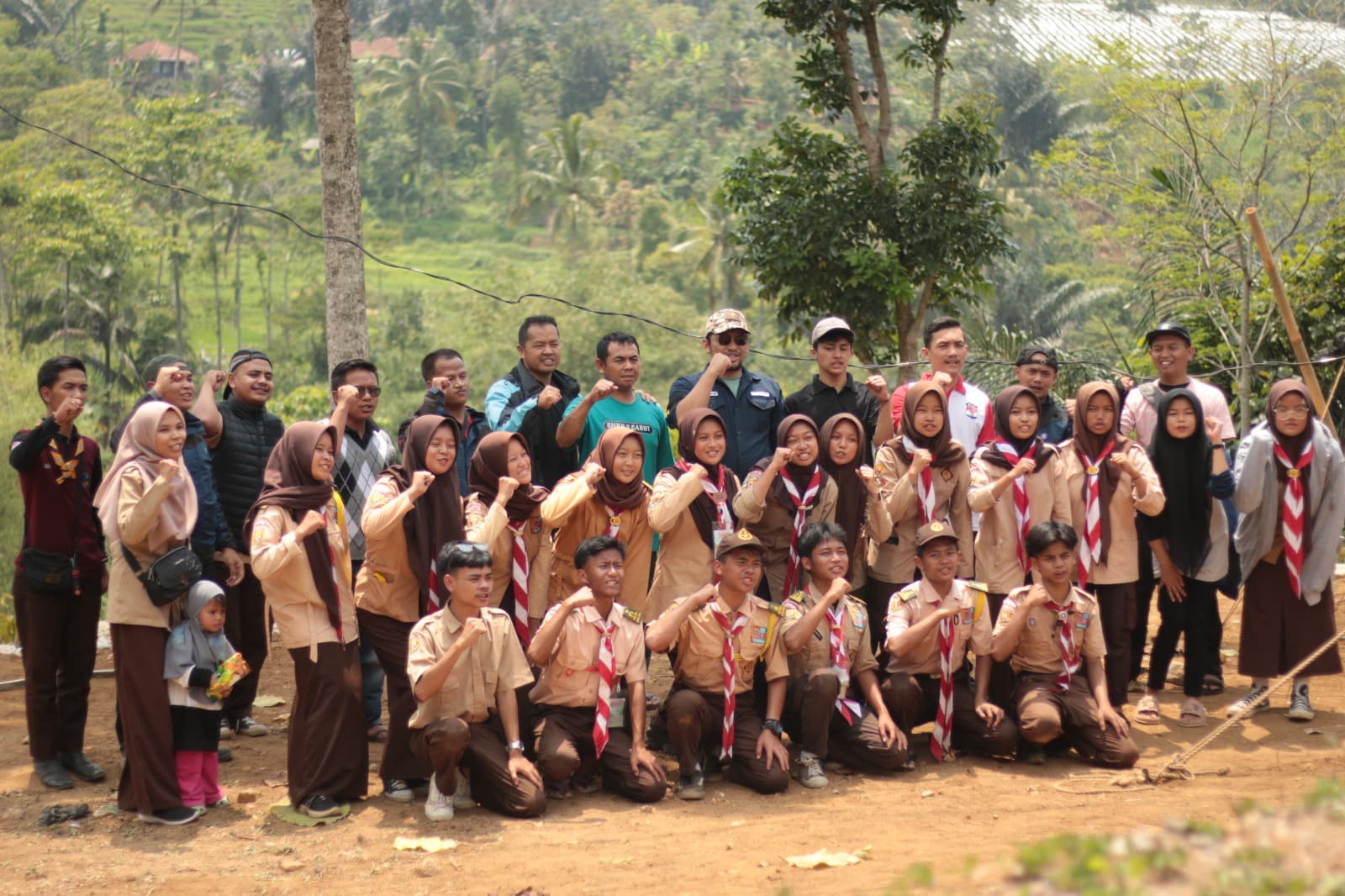 Pelantikan Bantara Angkatan XVII SMKN 9 Garut Berlangsung Sukses