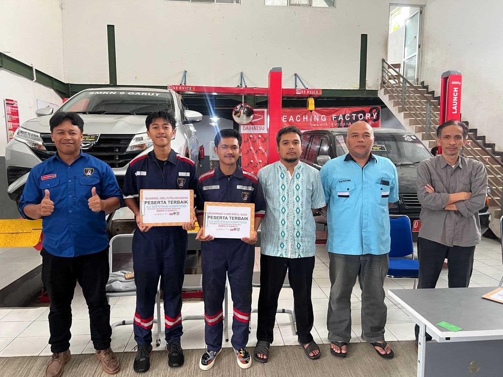 TKR SMKN 9 Garut Gelar Ujian Kompetensi Keahlian LSP-P1 dengan Sukses
