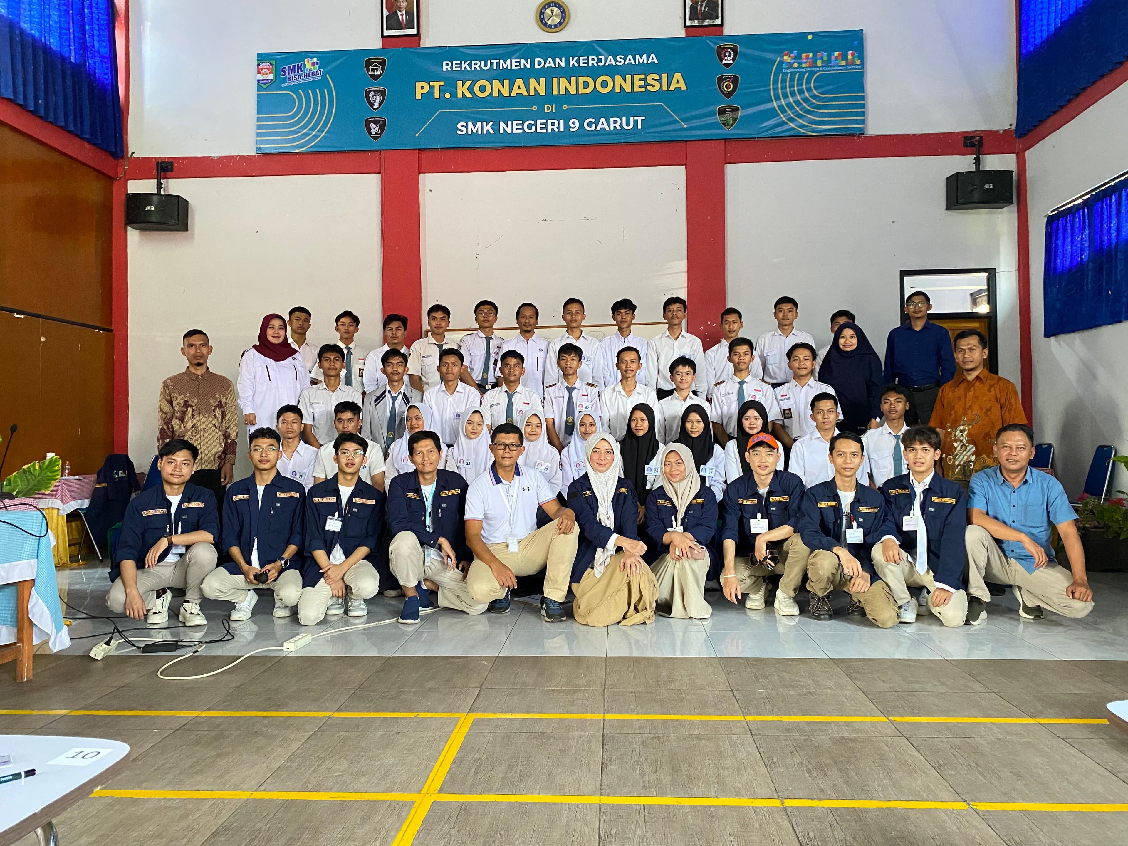 PT. Konan Indonesia Jaring Talenta Unggul di SMKN 9 Garut