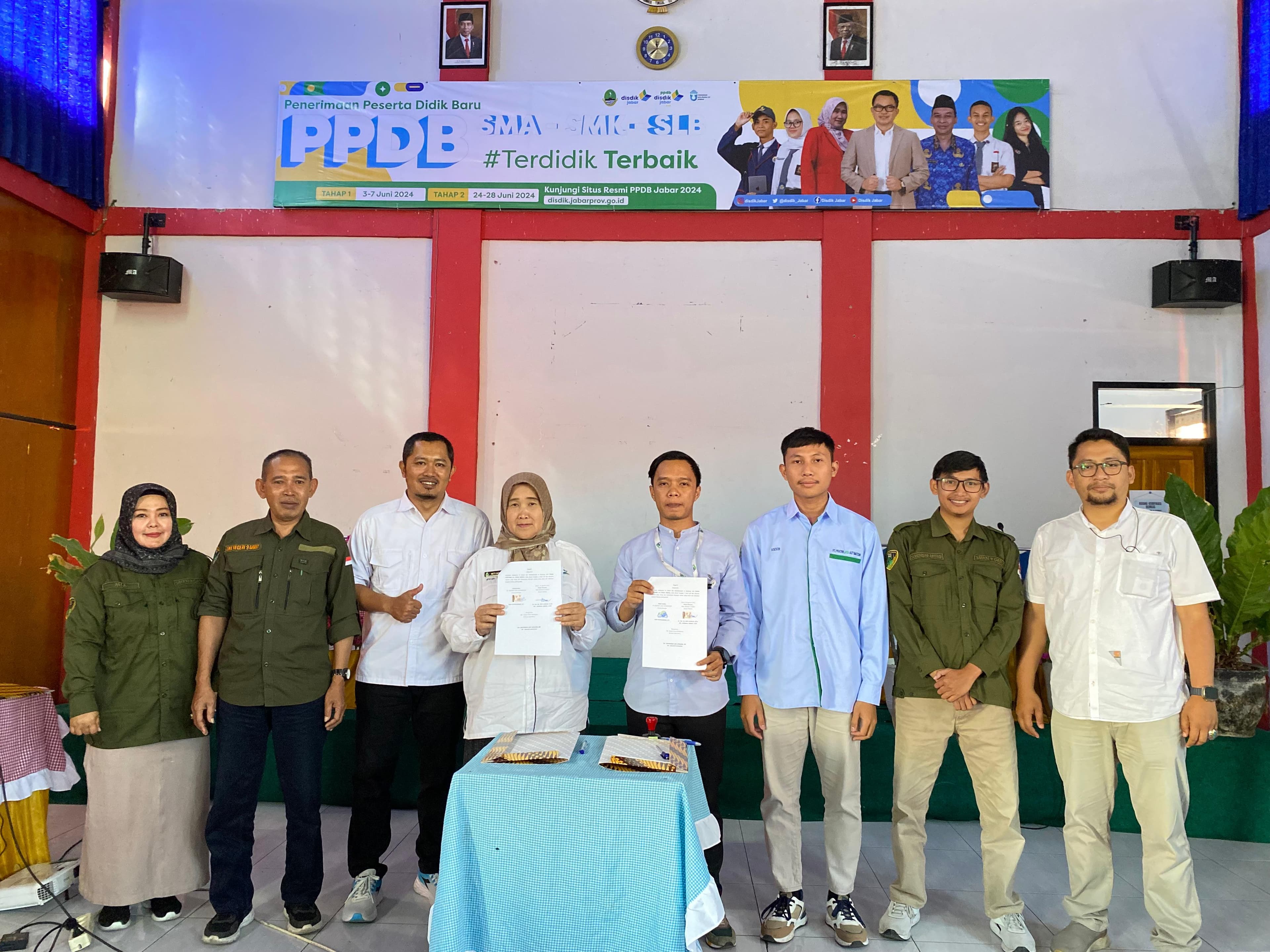 Kegiatan Pembelajaran Guru Tamu dan MoU Program Keahlian Teknik Elektronika Industri SMKN 9 Garut bersama PT. Pratiwi Jaya Automation