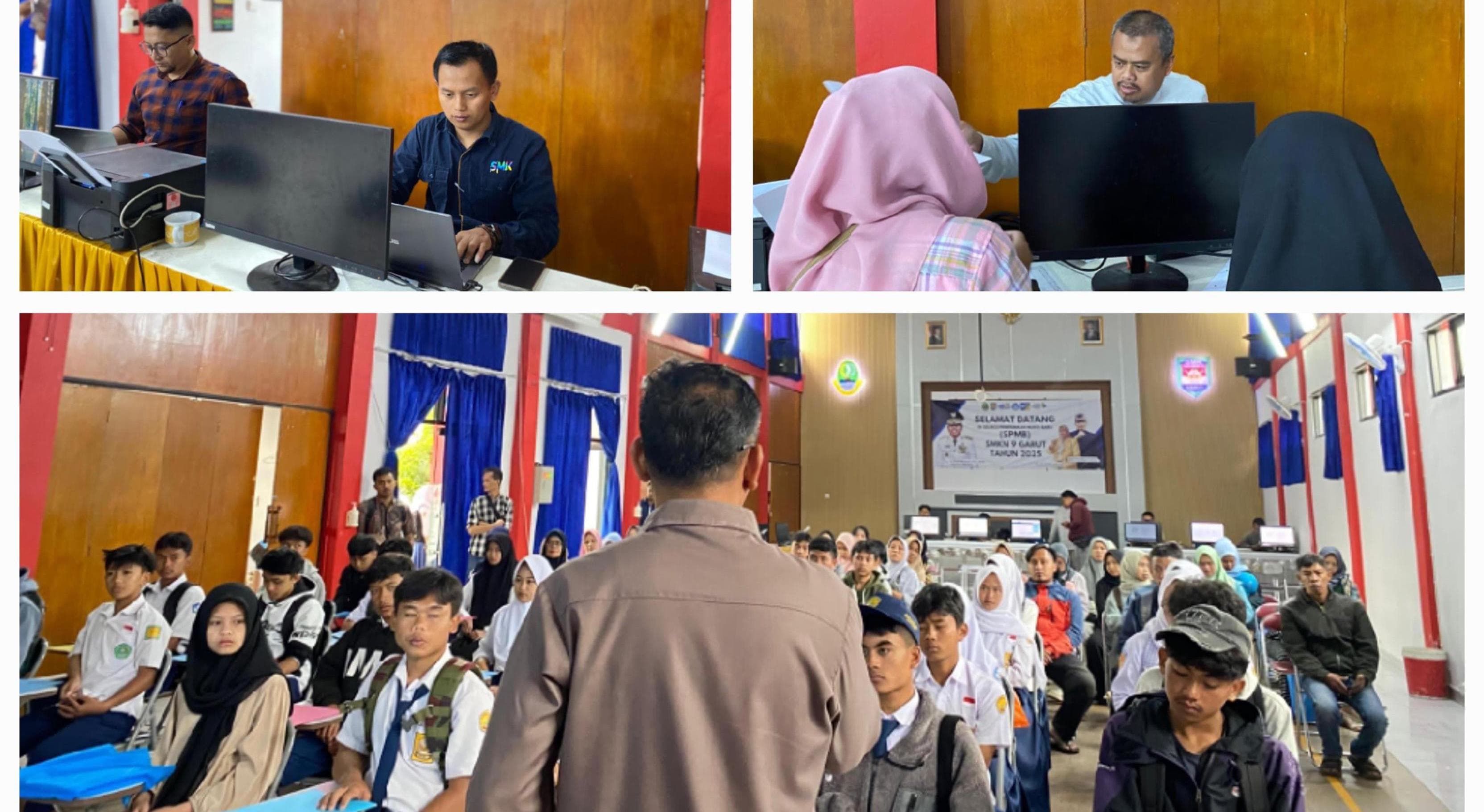 Antusiasme Tinggi, Hari Pertama SPMB SMKN 9 Garut Diserbu Ratusan Pendaftar