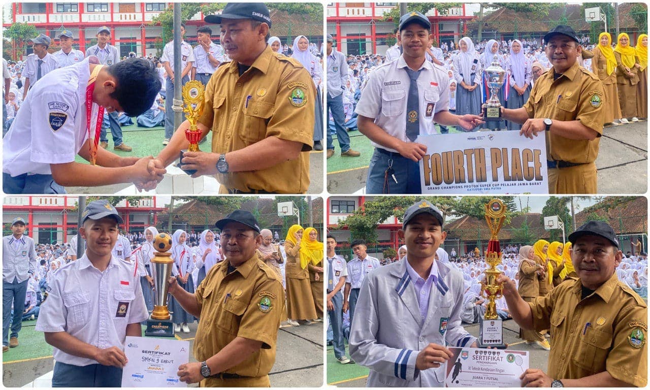 Borong Juara, Tim Futsal Putra SMKN 9 Garut Rajai Dua Turnamen Bergengsi Tahun 2025